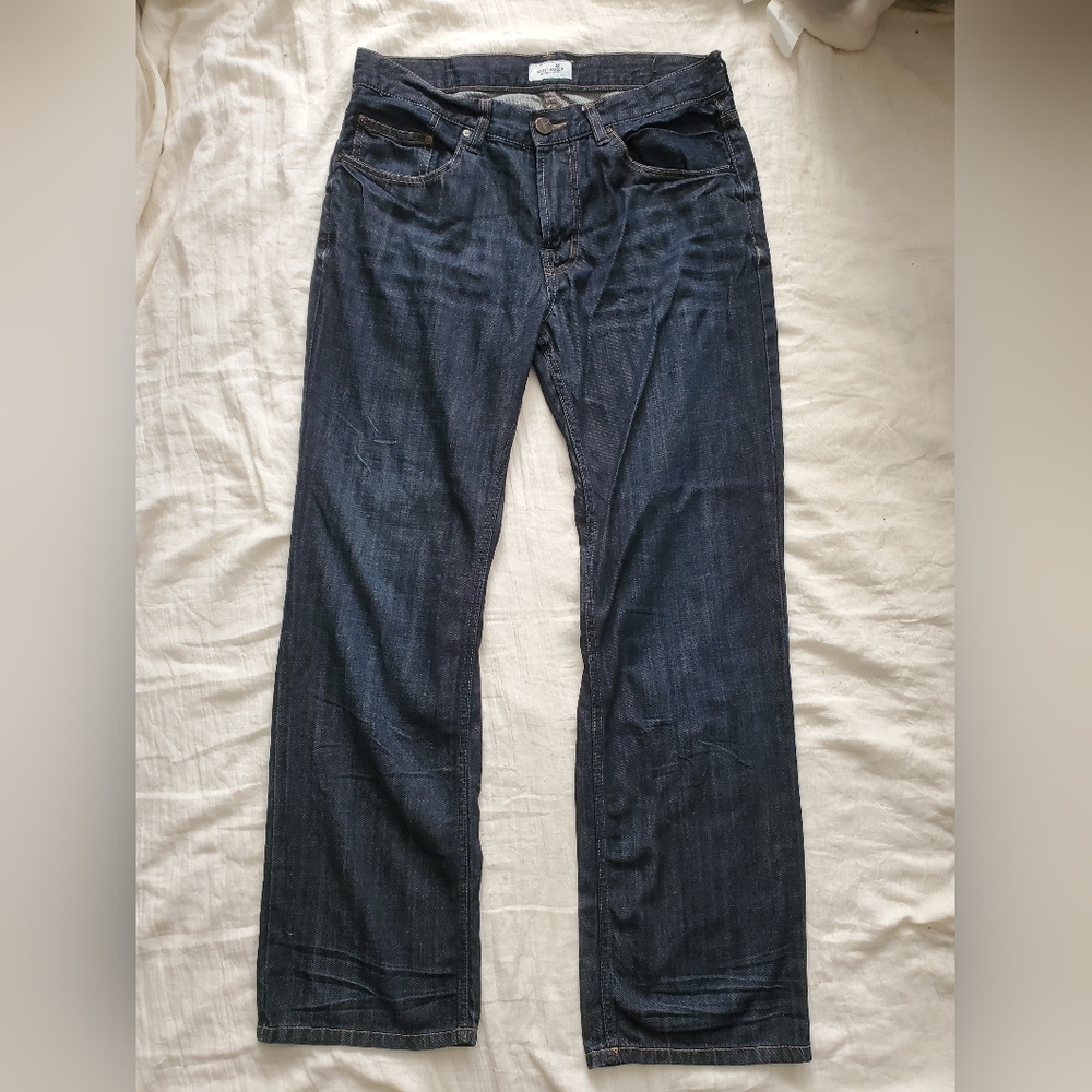Bootlegger Relaxed Fit Dark Blue Men's Jeans The Real McCoy 32x32